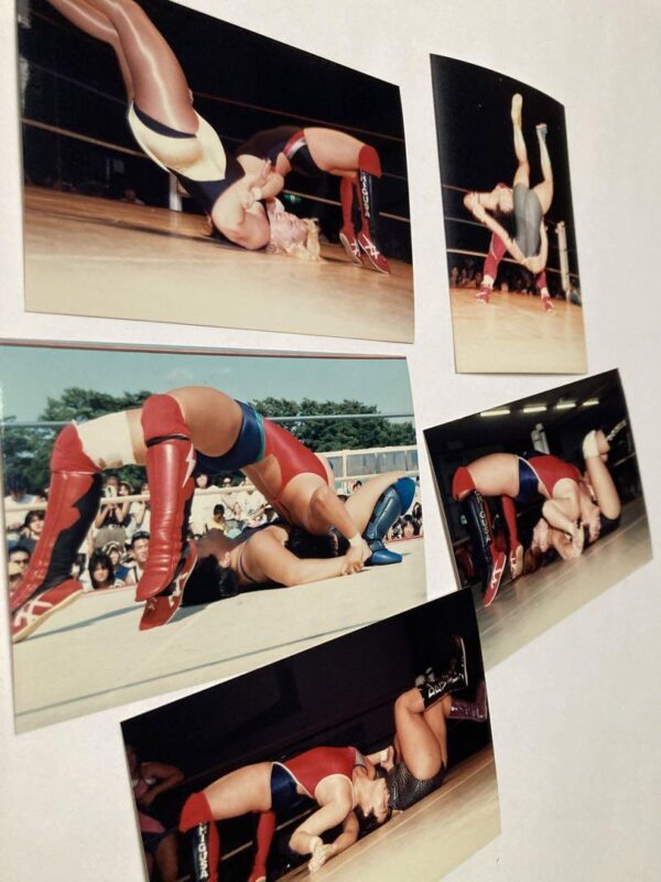 Women'S Pro Wrestling Raw Photo Chigusa Nagayo Match Set Of 5 F/S-M501 from japa