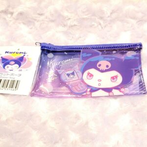 Discontinued Sanrio Kuromi Flat Pouch F/S-M503 from japan Rare  Good condition