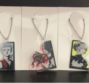 Persona 3 Acrylic Keychain Set F/S-M501 from japan Rare  Good condition