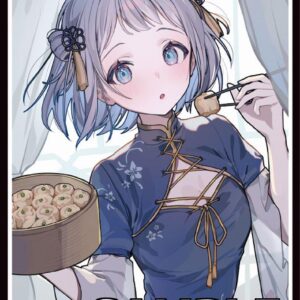 Ririya Katsuragi Qipao Card Sleeve Gakuen Idolmaster Gakumasu X K