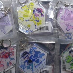 Osomatsu-San Graph Art Scene Ver. Acrylic Keychain Set F/S-M501 from japan Rare