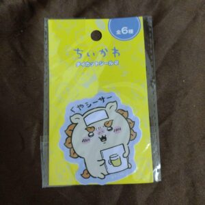 150 Yen Discount When Shipped Together Chiikawa Die Cut Seal Shisa 100 Goods