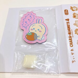 Chiikawa Character Magnets 4 Rabbit Acorn Dj Candy Toy F/S-M503 from japan Rare
