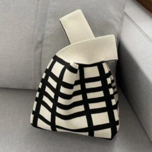 Knitted Bag F/S-M503 from japan Rare  Good condition