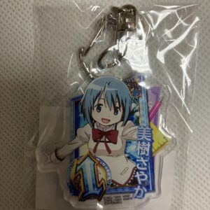 Pachinko Madoka Magica 3 Acrylic Key Chain Miki Sayaka F/S-M501 from japan Rare