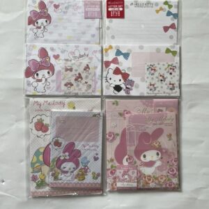 My Melo Kitty Letter Set 100 Yen Store Items F/S-M503 from japan Rare  Good cond