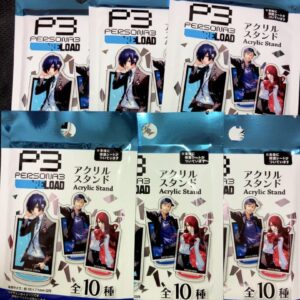 Persona 3 Reload Acrylic Stand 6 Piece Set F/S-M501 from japan Rare  Good condit