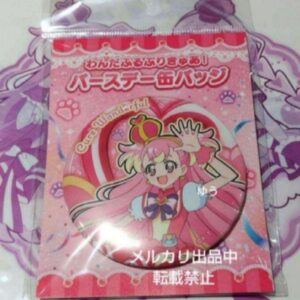 Pretty Store Limited Cure Wonderful Birthday Can Badge Komugi Inukai F/S-M501 fr