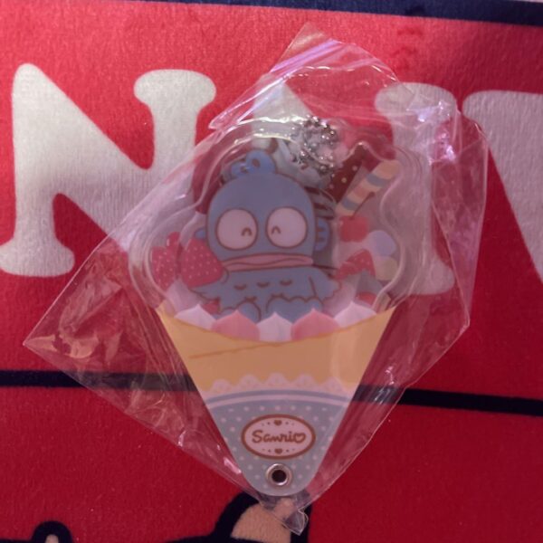 Sanrio Ice Creamhangyodon Acrylic Key Chain F/S-M501 from japan Rare  Good condi