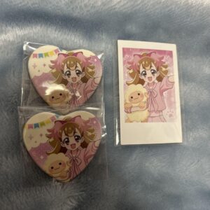 Komugi Inukai Cure Wonderful Oioi Marui Can Badge Polashot F/S-M501 from japan R