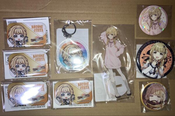 Gakuen Idolmaster Kotone Fujita Can Badge Acrylic Stand Ackey