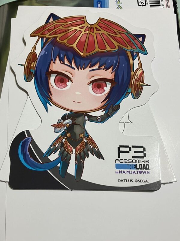 Persona 3 Nanja Town Rally Pop Stand Metis F/S-M501 from japan Rare  Good condit
