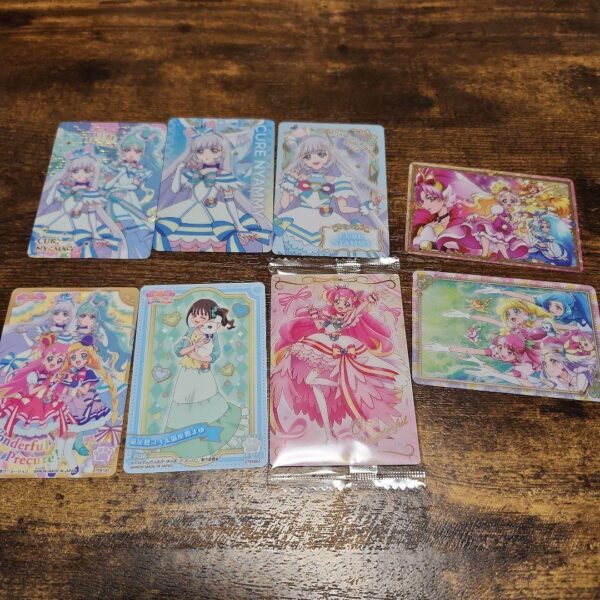 Precure Wafer Card Gummy Set F/S-M501 from japan Rare  Good condition