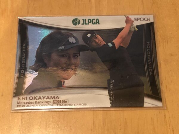 Eri Okayama 21 Epoch Jlpga Holographic Insert F/S-M501 from japan Rare  Good con