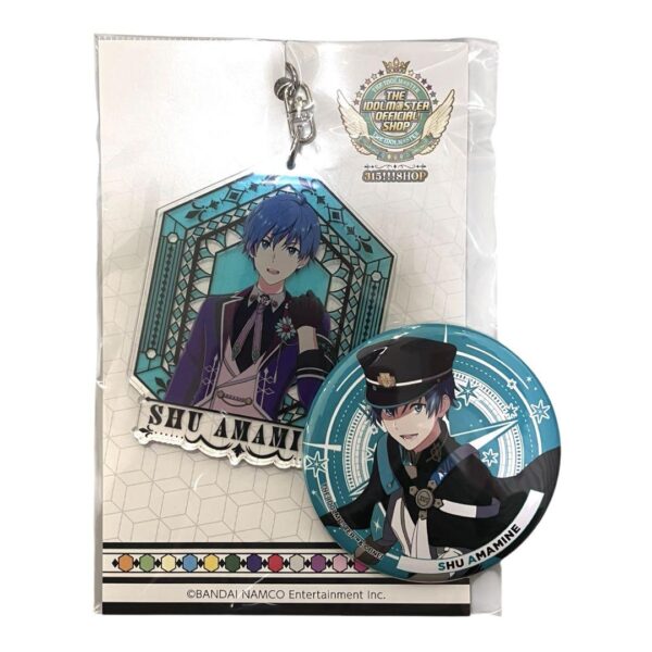 Hide Amamine 6Th Can Badge Acrylic Keychain F/S-M501 from japan Rare  Good condi