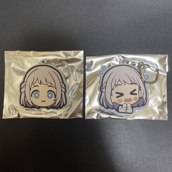 Gakuen Idolmaster Ririya Katsuragi Trading Rubber Keychain A B