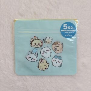 Chiikawa 100 Yen Store Seria Can Do Square Zipper Bag