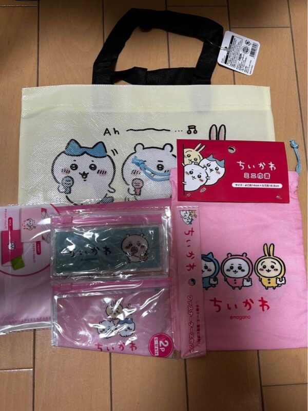 Chiikawa 100 Yen Goods Set, Total Of 4 Items