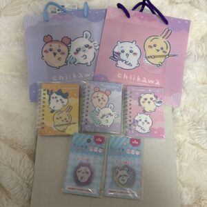 Chiikawa Pp Color Bag Ring Memo Pad Acrylic Sticker 100 Yen Shop