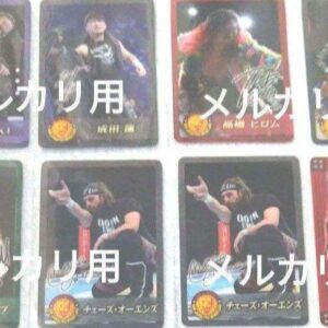 New Japan Pro Wrestling Wafer Cards Set Of 8 F/S-M503 from japan Rare  Good cond