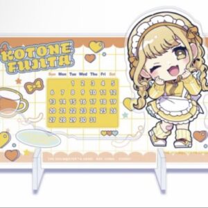 Gakuen Idolmaster Kyuru Poppun Acrylic Perpetual Calendar Kotone Fujita