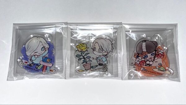 Daigojinkaku Kindergarten Casket Master Aesop Carl Acrylic Key Chain F/S-M501 fr