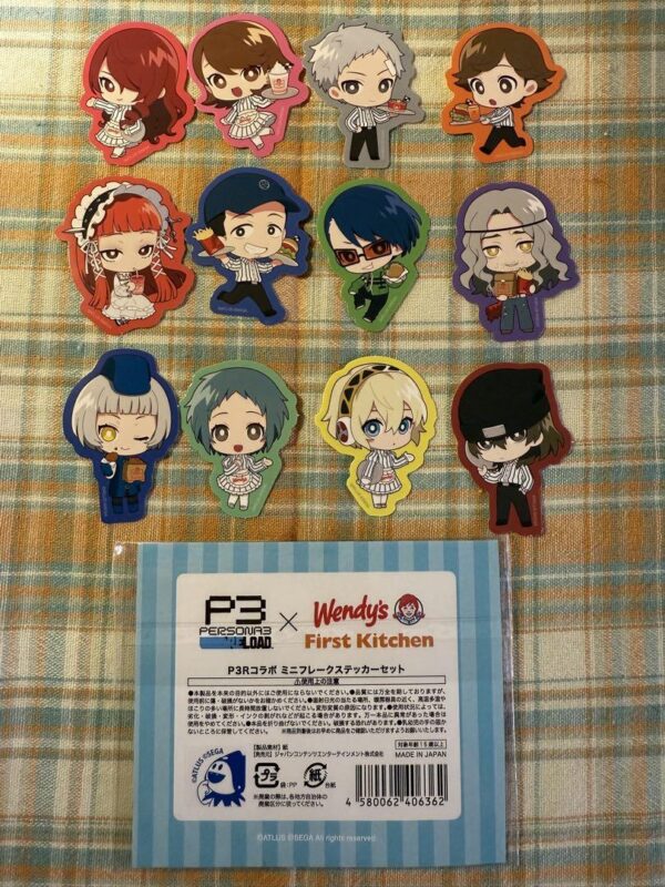 Persona 3 Collaboration Sticker F/S-M501 from japan Rare  Good condition