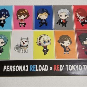 Persona 3 Reload Tokyo Tower Red Sticker F/S-M501 from japan Rare  Good conditio