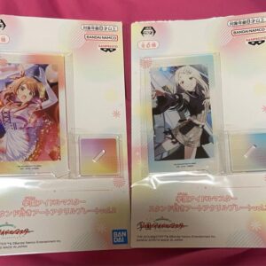 Gakuen Idolmaster Art Acrylic Plate Yume Hanami Hiroshi Sasazawa Set