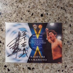 Bbm 2008Japan Pro Wrestling Yamamoto Naoshi'S Autographed Card Limited To 60 Car