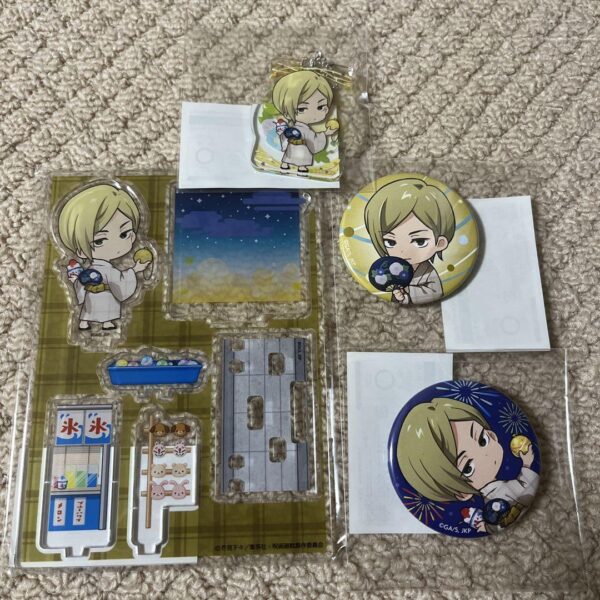 Marukuji Jujutsu Kaisen Yukatananami 4-Piece Set F/S-M501 from japan Rare  Good