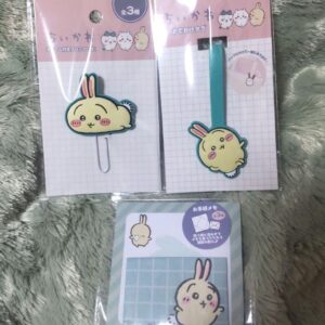 Rabbit Chiikawa Can Do Clip With Charm Letter Memo Going Out Tag Set