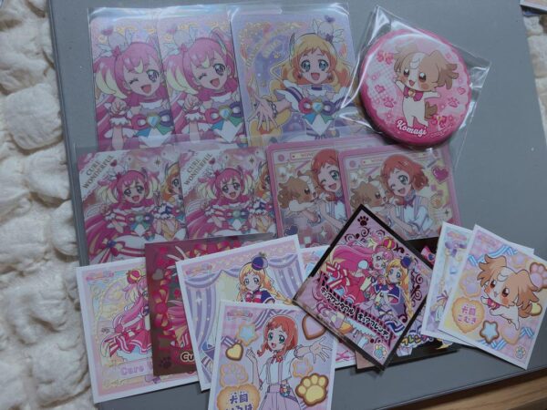 Cure Friendly Wonderful Precure Can Badge Seal F/S-M501 from japan Rare  Good co