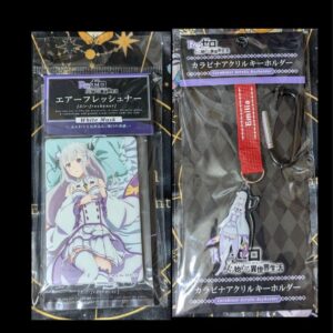 Re:Zero Carabiner Acrylic Keychain Air Freshener Emilia 2 Items F/S-M501 from ja