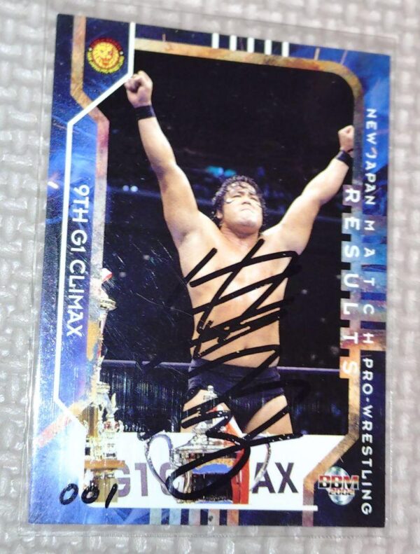 Nakanishi Manabu 2002 Bbmjapan Pro Wrestling 30Th Anniversary Autograph First Nu