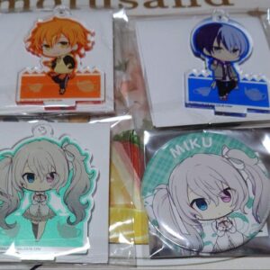 Proseca Collaboration Cafe Axta Can Badge Touya Akito Miku F/S-M501 from japan R