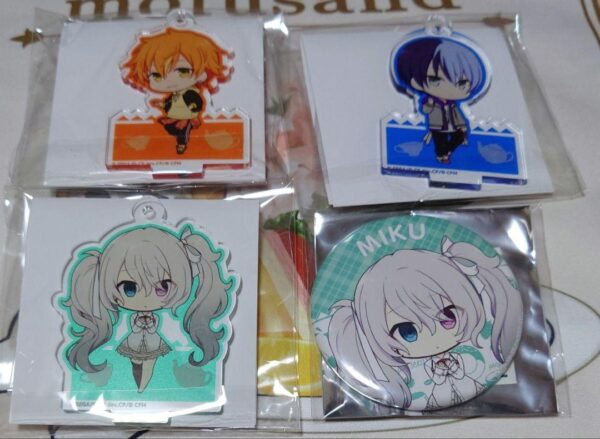 Proseca Collaboration Cafe Axta Can Badge Touya Akito Miku F/S-M501 from japan R