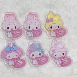 My Melo Acrylic Stand 50Th Anniversary Seria 100 Yen Store F/S-M503 from japan R