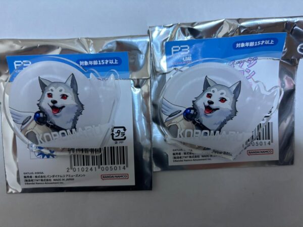 Persona 3 Reload Nanjatown Name Badge Collection Koromaru 2 Pieces F/S-M501 from