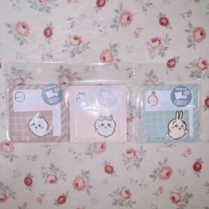 Chiikawa Letter Memo Hachiware Rabbit 100 Yen Store