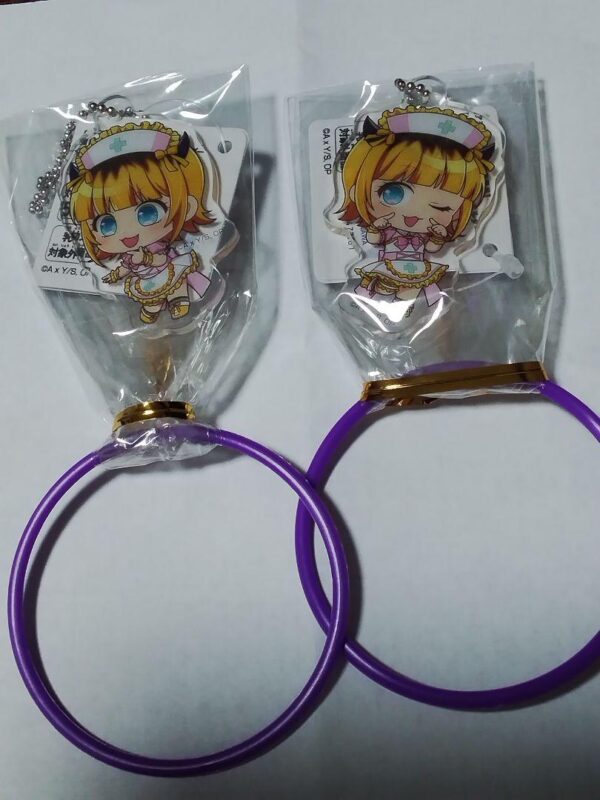 Memcho Gigo Limited Mini Acrylic Key Chain 2 Types Oshinoko F/S-M501 from japan