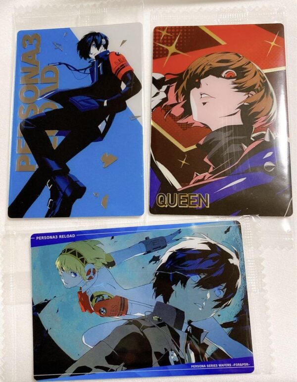 Persona 3 4 Wafer Sp Main Character F/S-M501 from japan Rare  Good condition