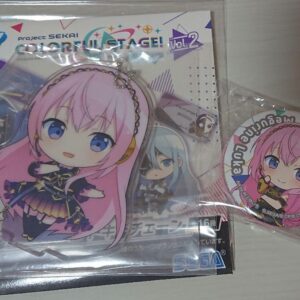 Proseca Sega Lucky Lottery Megurine Luka Acrylic Stand Can Badge Bulk Sale F/S-M