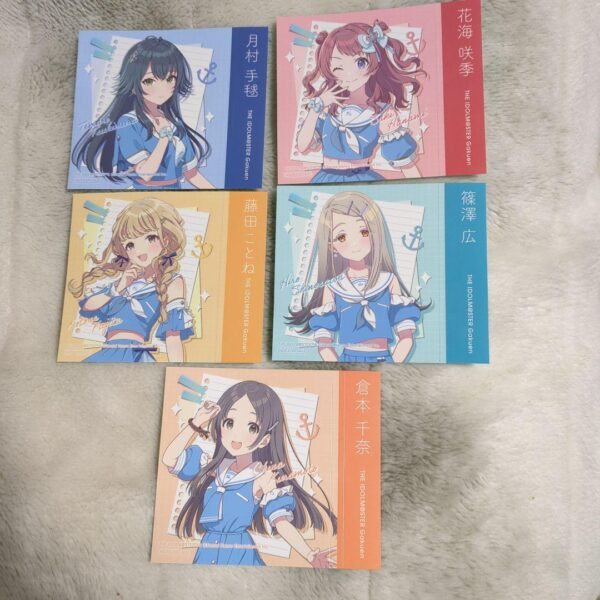 Gakuen Idolmaster Lawson Sticker Set Of 5