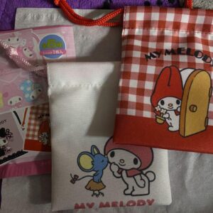 My Melo 100 Yen Mini Drawstring Set F/S-M503 from japan Rare  Good condition