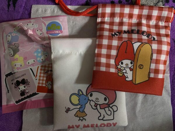 My Melo 100 Yen Mini Drawstring Set F/S-M503 from japan Rare  Good condition