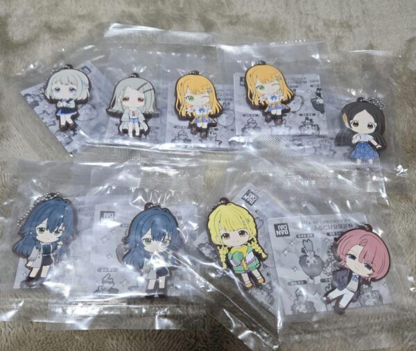 Gakuen Idolmaster Gakumas Rubber Mascot Gacha Set Sold