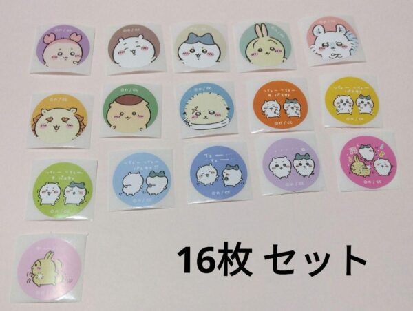 Chiikawa Roll Seals Set Of 16