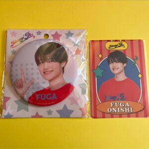 Fuga Onishi Can Badge And Card Set Proca F/S-M501 from japan Rare  Good conditio