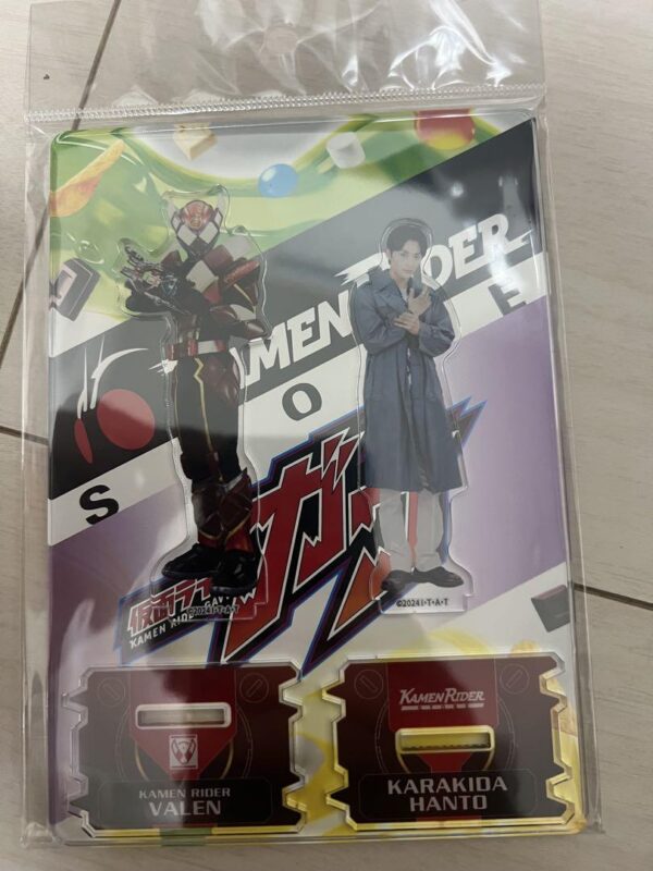 Kamen Rider Gav Twin Acrylic Stand Valen F/S-M501 from japan Rare  Good conditio